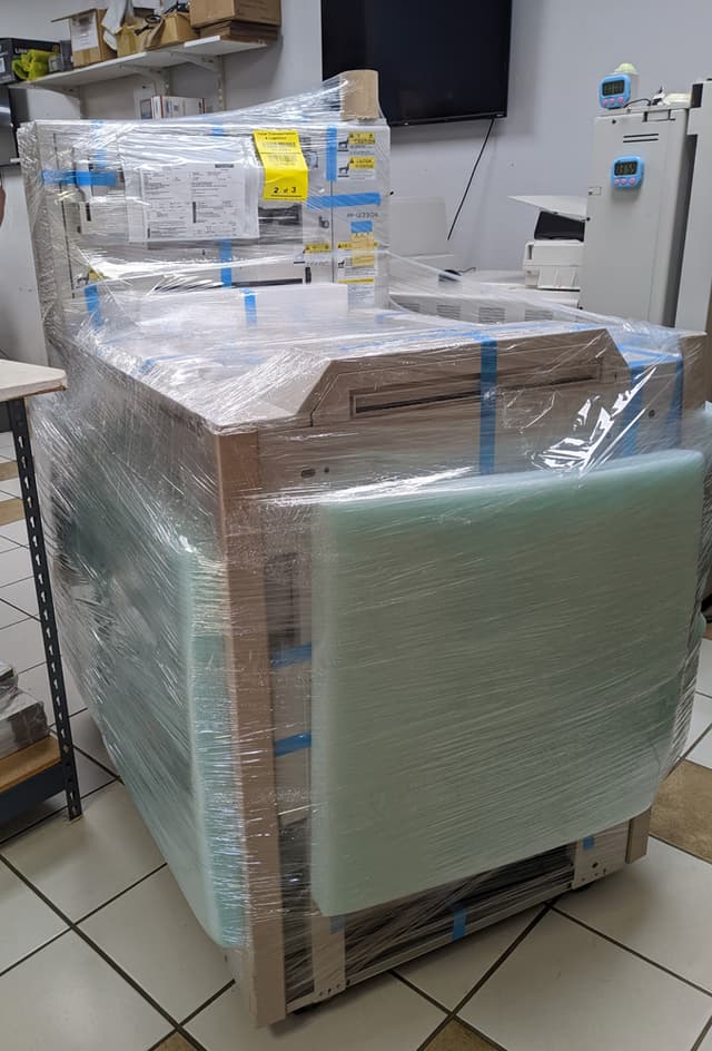 Isn't she pretty? New machine arrival and install.